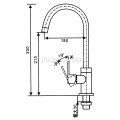 Yüksek popülerliğe sahip modern mutfak lavabo musluğu